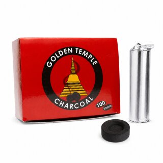 10 Kohletabs 33 mm Golden Temple