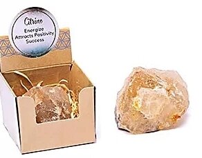 Citrrin Rohstein in dekorativer Box