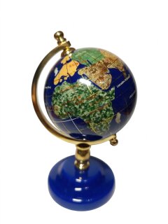 Edelstein Globus 75 mm Lapislazuli