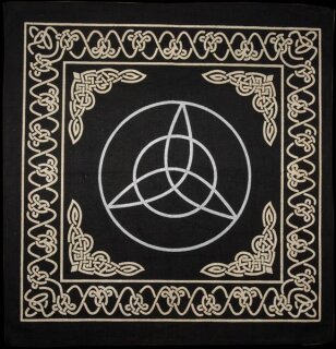 Unterlegtuch / Altartuch mit keltischem Knoten und Triquetra