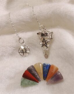 Chakra Cage Pendulum Pentagram