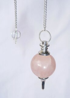 Rose Quartz Ball Pendulum