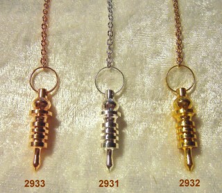 Isis Pendulum gold, 4 plates