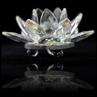 Kristall Lotus, ca. 7 cm