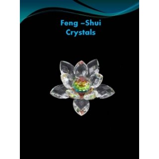 Kristall Lotus, ca. 7 cm