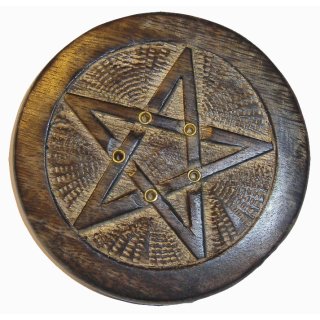 Räucherstäbchenhalter Pentagramm 10 cm