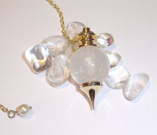 Clear Quartz Ball Pendulum