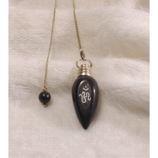 Black Onyx Pendulum with OM