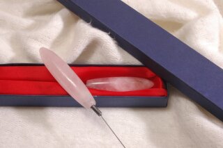 Einhandrute Rosenquarz