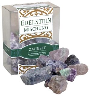 Edelsteinmischung Wassersteine Zahn-Set 200 g