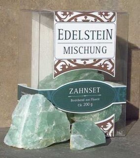 Edelsteinmischung Wassersteine Zahn-Set 200 g