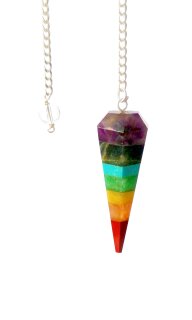 Chakra Pendel facettiert