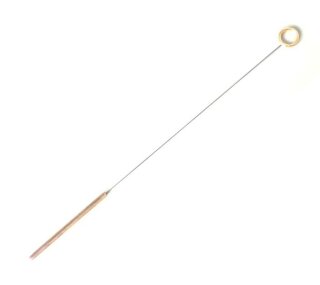 Einhandrute Messing mit Kupferring