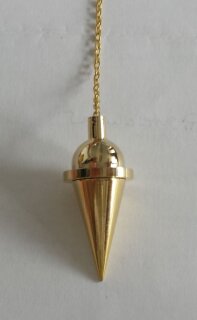 Messingpendel Saturn vergoldet