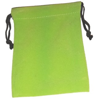 Samtbeutel grün 10 x 8 cm