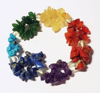 Chakra Steinsplitter Armband