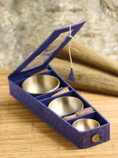 Klangschalen 3er Set in Geschenkbox